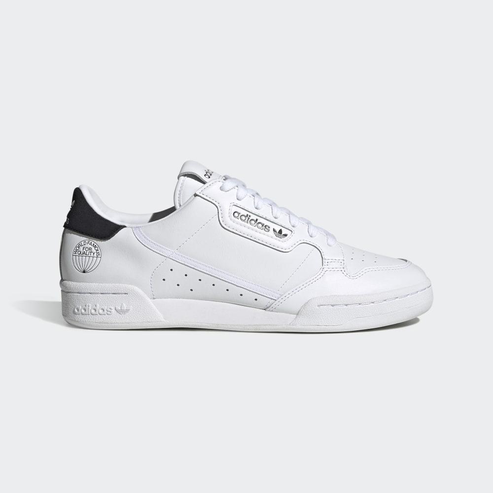 Originals Adidas Continental 80 Barbati Romania - Albi/Negrii FV3891